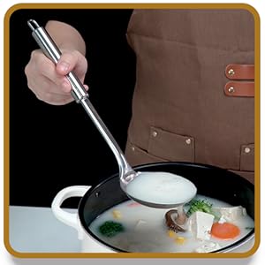 Stainless Steel Kitchen Utensils Set, 4 PCS Metal Cooking Utensils Set for Cooking, Heat Resistant Spatula Set Kitchen Tool Set with Turners, Serving Spoon,