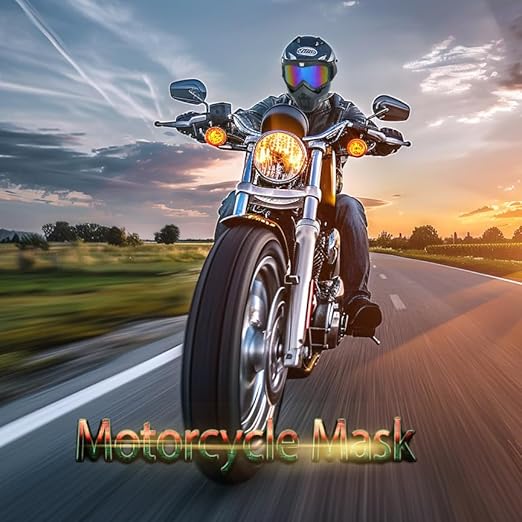 Motorcycle Face Mask Full Face,Dirt Bike Goggles Motocross, ATV, Offroad, Riding Racing Goggles For Men Women