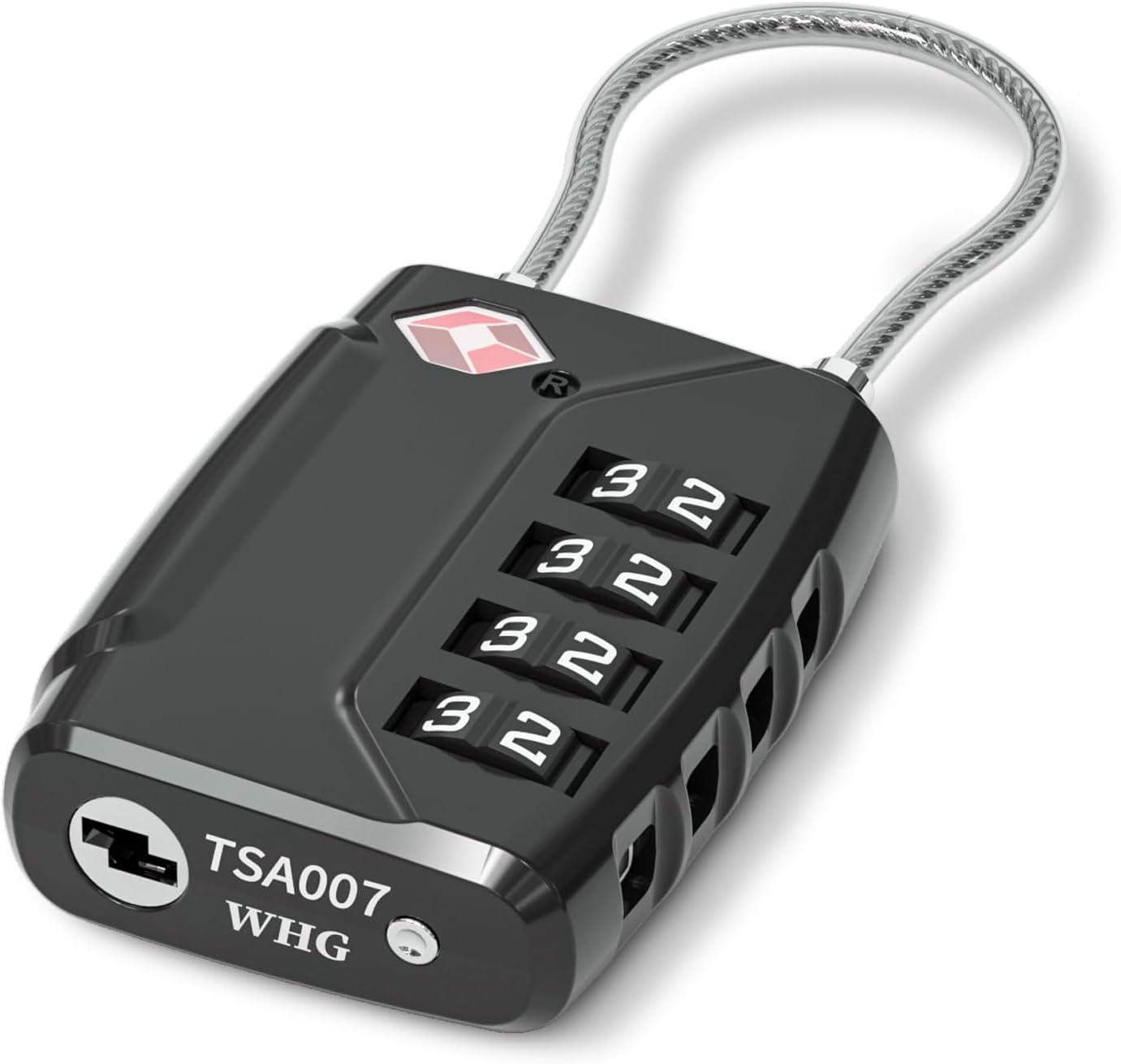 TSA Approved Luggage Locks, 4 Digit Combination Travel Locks Resettable Code Lock with Zinc Alloy Body for Suitcase, Toolbox, Backpack, Bag, Gym Locker
