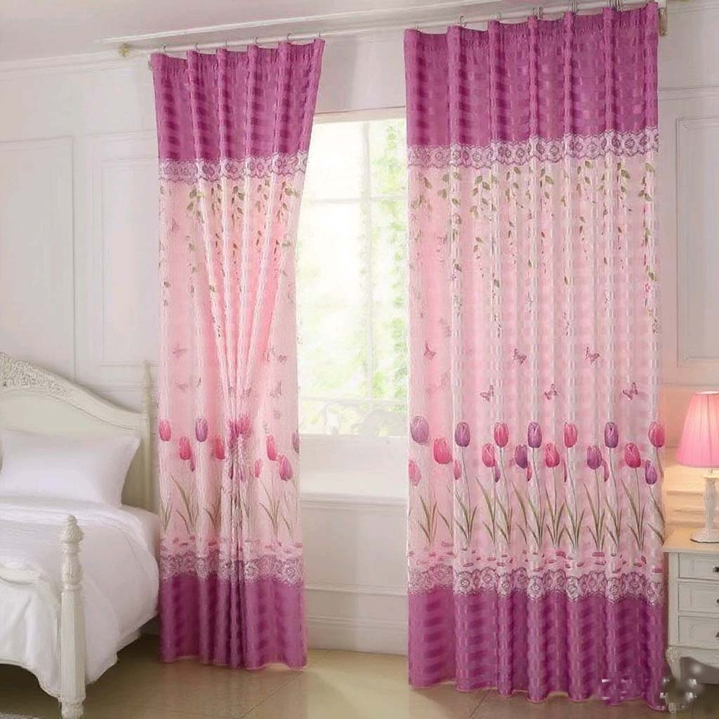 2pcs Blackout Curtains for Bedroom - Grommet Thermal Insulated Room Darkening Curtains for for Living Room Bedroom Thermal Insulated Pinch Pleat Drapes with Hooks 2 Panel