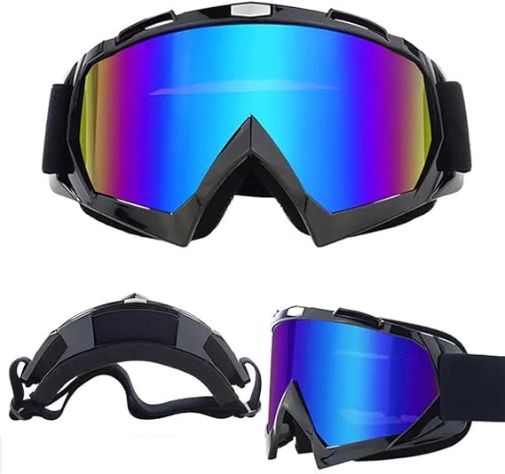 Dirt Bike ATV Goggles Motorcycle Goggles for Men Women Youth Motocross Riding Goggles Windproof Dustproof