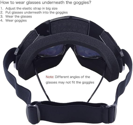 Dirt Bike ATV Goggles Motorcycle Goggles for Men Women Youth Motocross Riding Goggles Windproof Dustproof