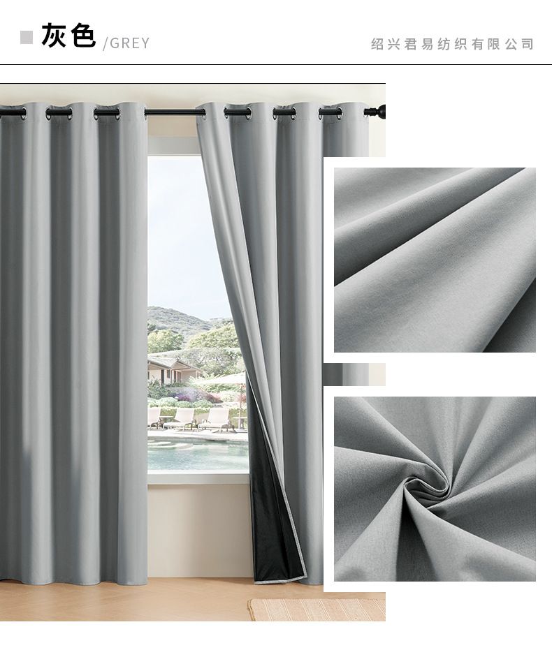2pcs 100*250cm Blackout Room Darkening Thermal Insulated Curtains with Grommets for Bedroom Living Room Curtains Inches Long 2 Panels Home Decor