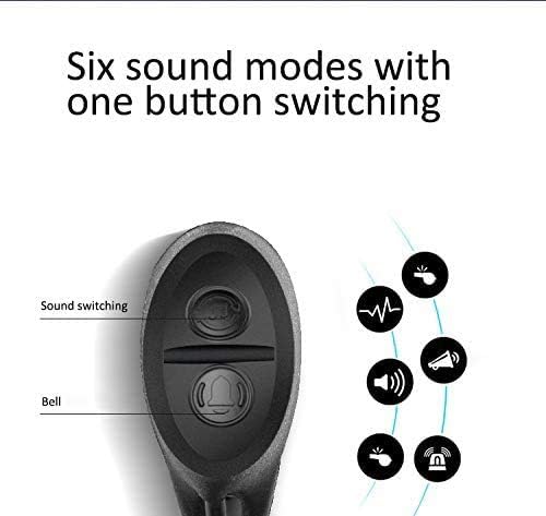 Bike Light Set,Bicycle Headlight with Horn and Speedometer Odometer,USB Rechargeable Bike Front Light and Tail Light,Fits All Mountain & Road Bike