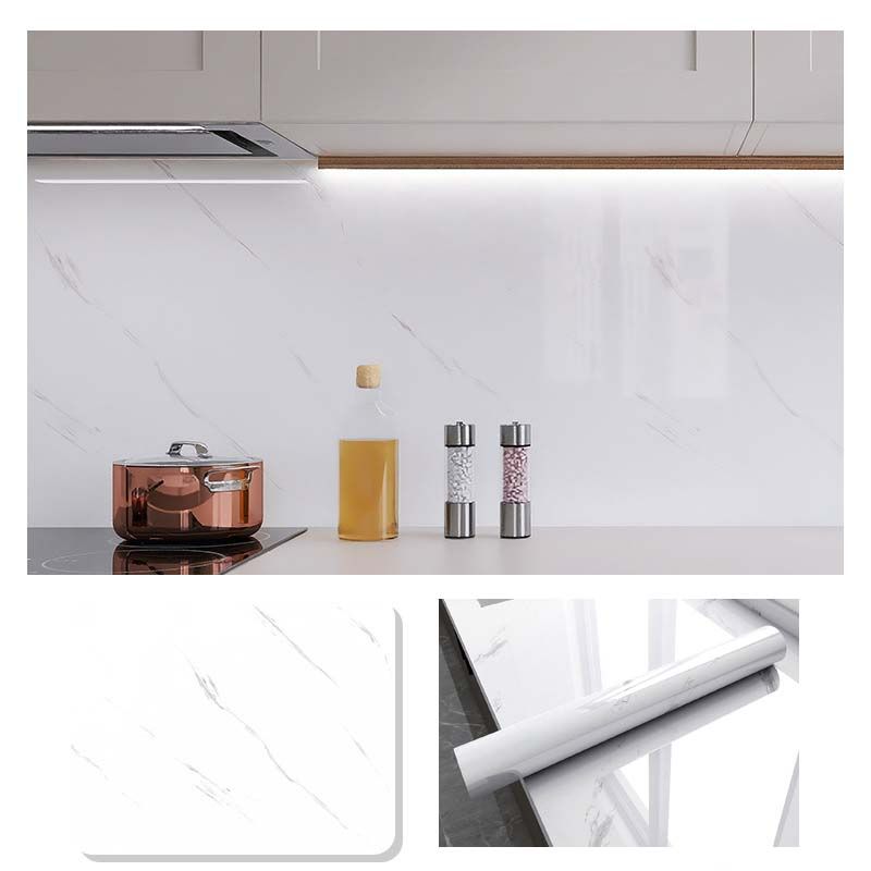 Marble Peel and Stick Wallpaper Self-Adhesive Renter Friendly Contact Paper Removable Waterproof Vinyl Faux Granite Décor for Furniture Upcycling Countertop Kitchen Cabinets Bathroom