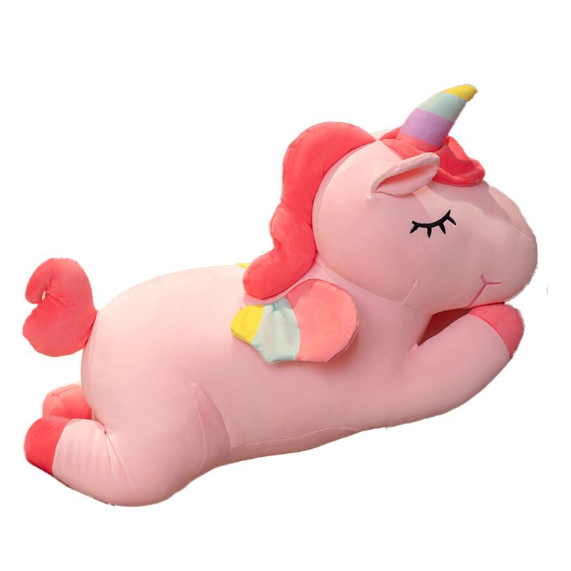 30cm Unicorn Pillow Plush Giant Stuffed Animal Cuddly Toy Hugging Pillow for Girls Boys and Adults Gift for Birthday Anniversary