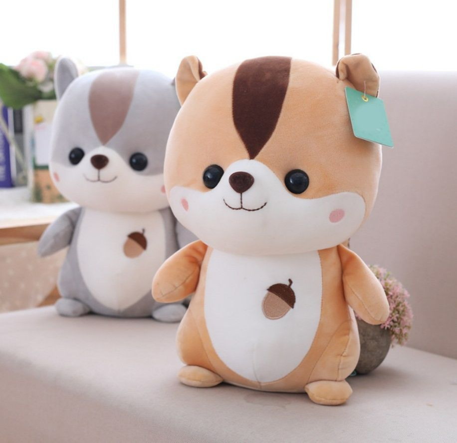 Plush Toy Soft Stuffed Cartoon Throw Pillow Animal Cute Toy Pet Kitty Soft Anime Plush for Home Decoration Children's Birthday