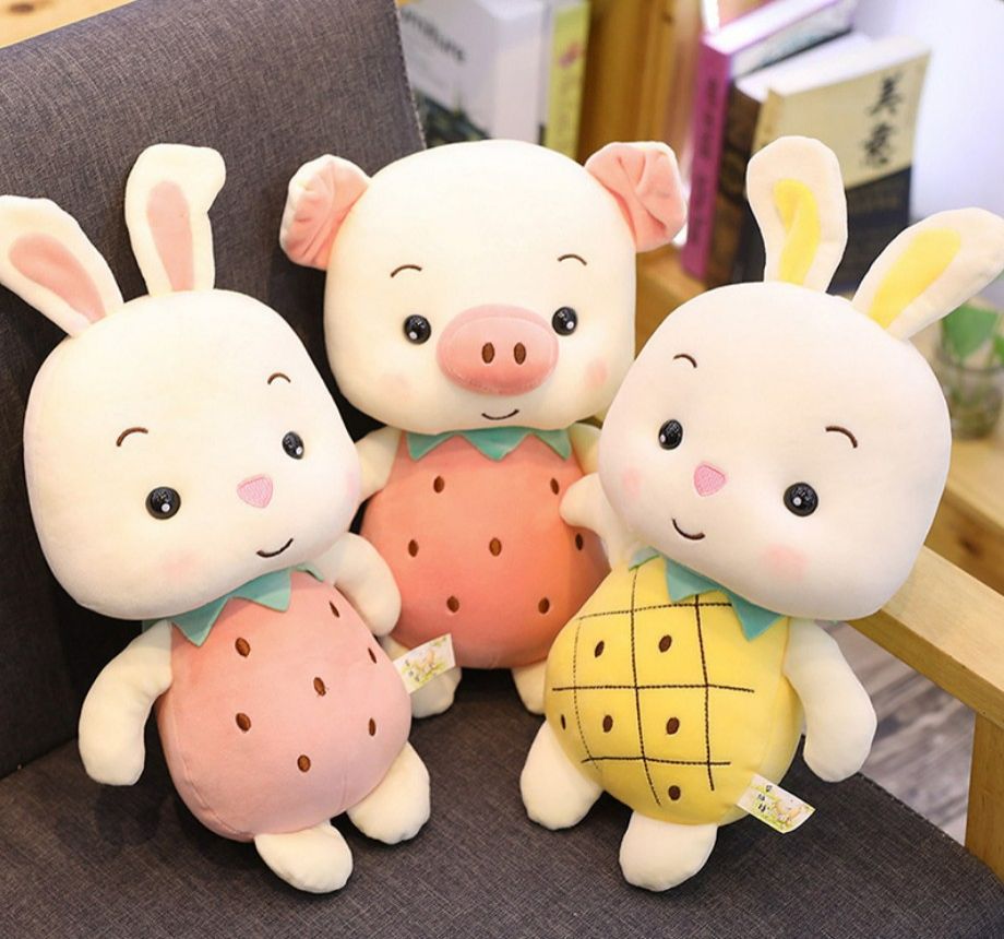 Plush Toy Soft Stuffed Cartoon Throw Pillow Animal Cute Toy Pet Kitty Soft Anime Plush for Home Decoration Children's Birthday
