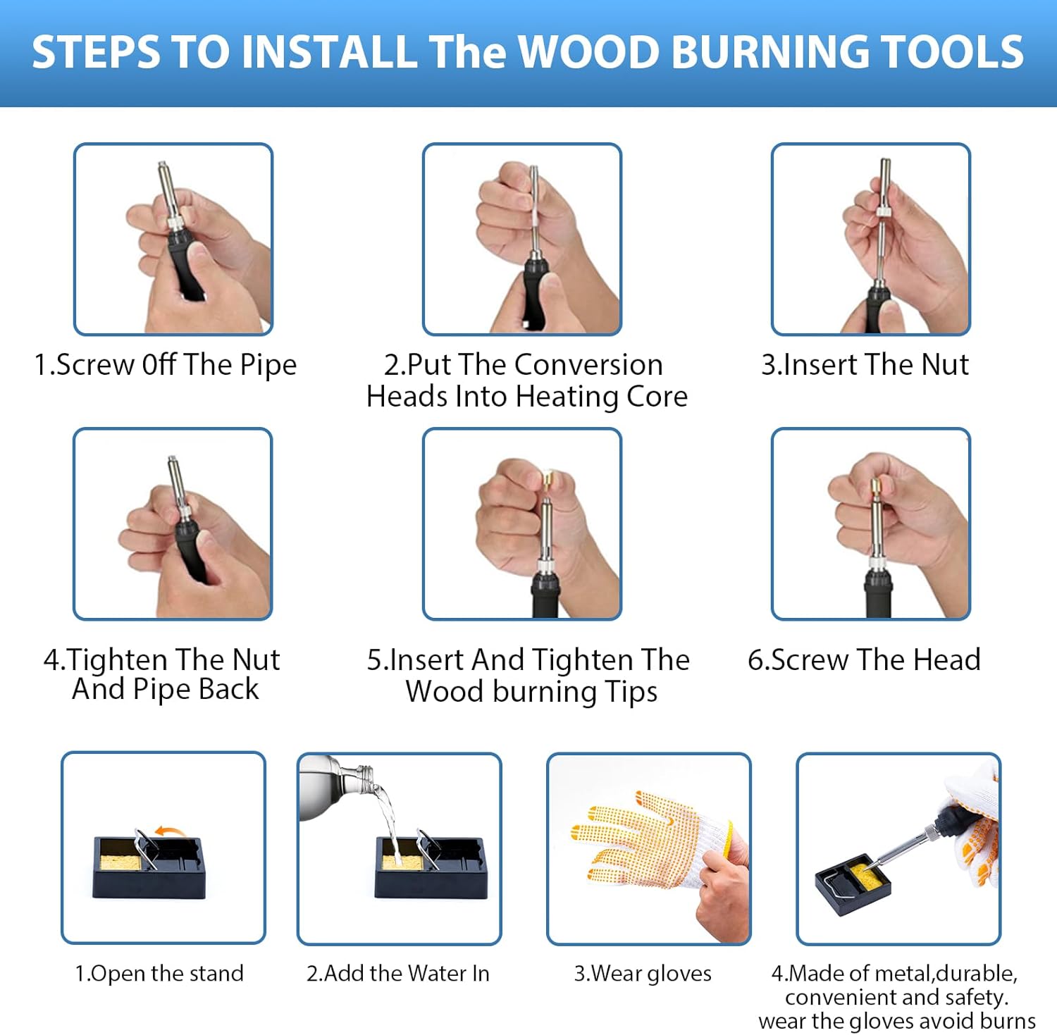 71 Pieces Wood Burning Tool with Adjustable Temperature 200~450°C, Professional Pyrography Pen for Embossing Carving Soldering