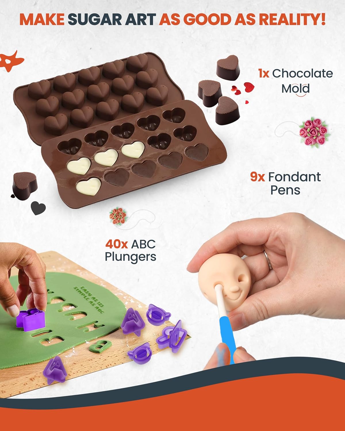 Cake Decorating Supplies, 700PCs Cake Decorating Kit 3 Springform Cake Pans, Cake Turntable, Numbered Piping Icing Tips, Chocolate Mold,Leveler, Baking Supplies Cupcake Liner & more Baking Stuff