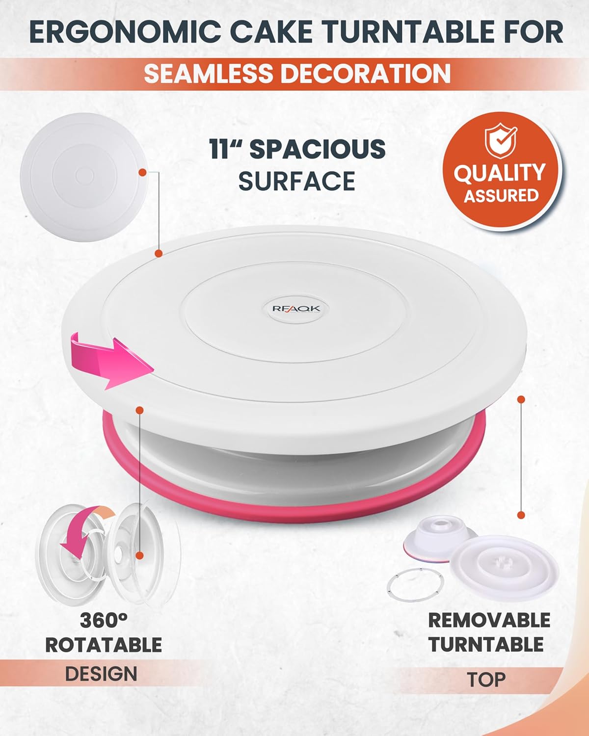 Cake Decorating Supplies, 700PCs Cake Decorating Kit 3 Springform Cake Pans, Cake Turntable, Numbered Piping Icing Tips, Chocolate Mold,Leveler, Baking Supplies Cupcake Liner & more Baking Stuff