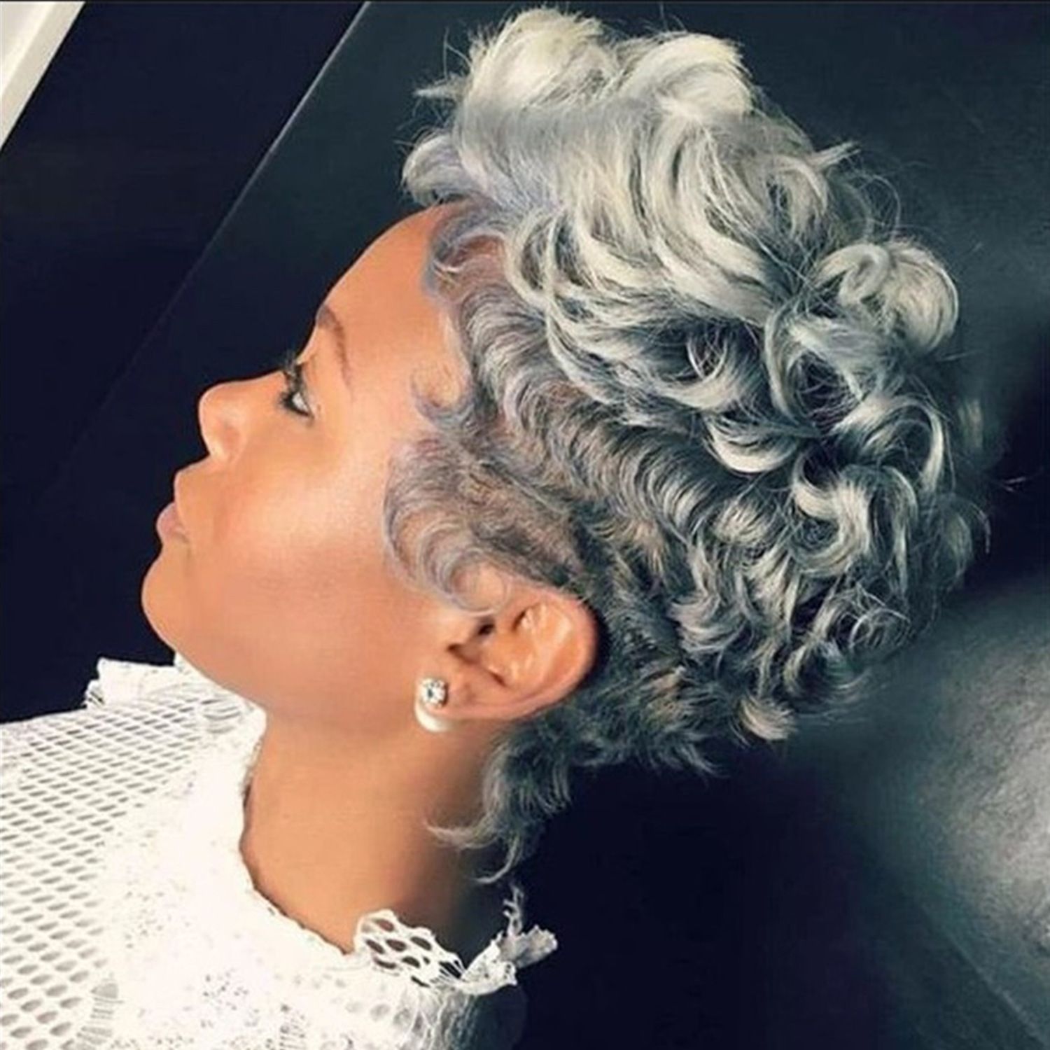 YW-WIG-301-Christmas gift hot sale fashion wig african short curly synthetic braid hair