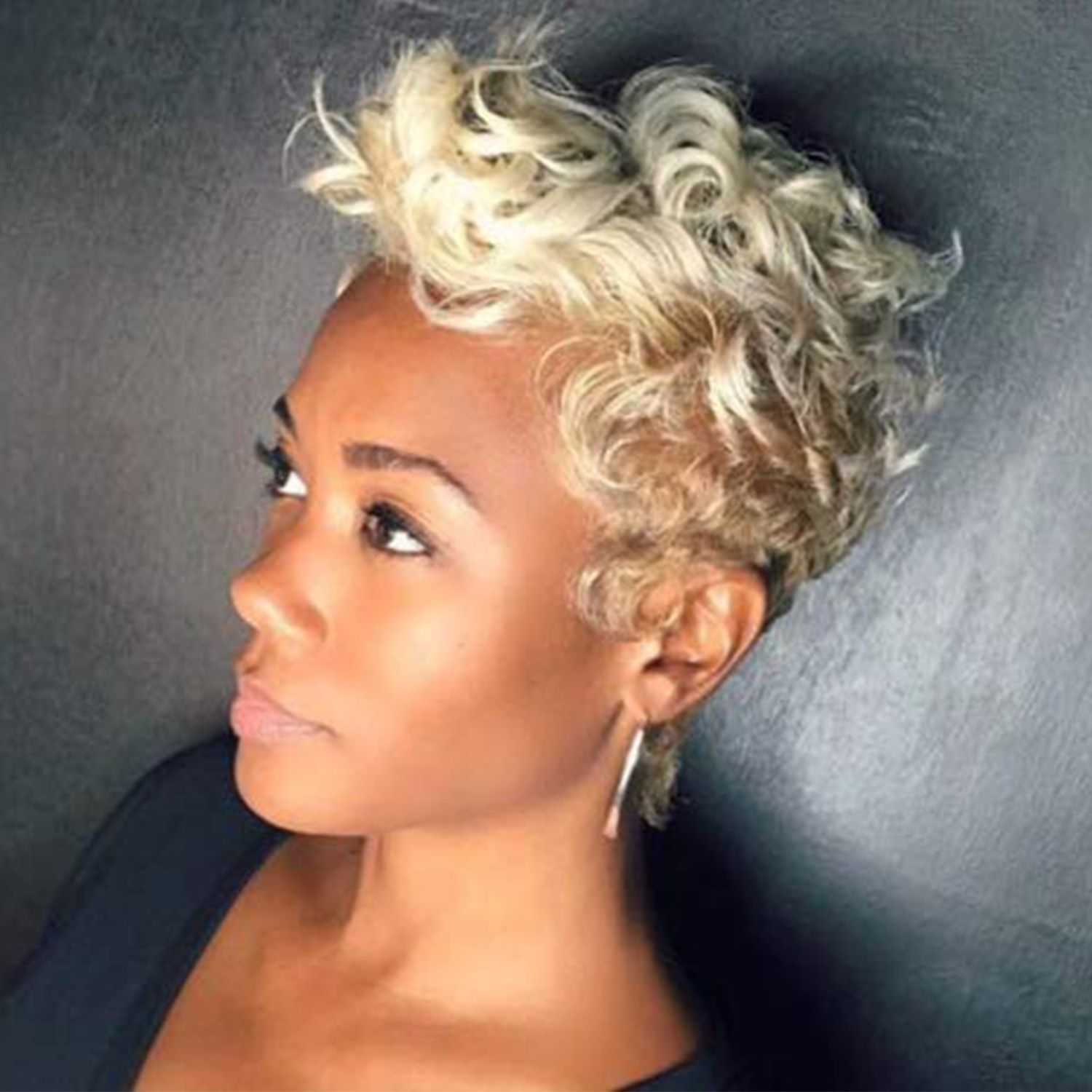 YW-WIG-301-Christmas gift hot sale fashion wig african short curly synthetic braid hair