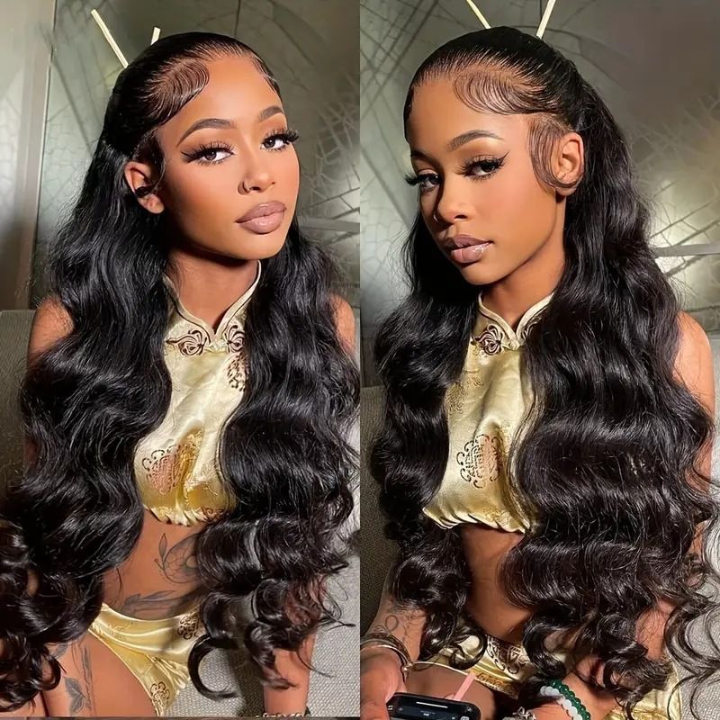HX-M1604-Front lace women's fashionable wig, hot selling in Europe and America, big wave curly hair, synthetic headband