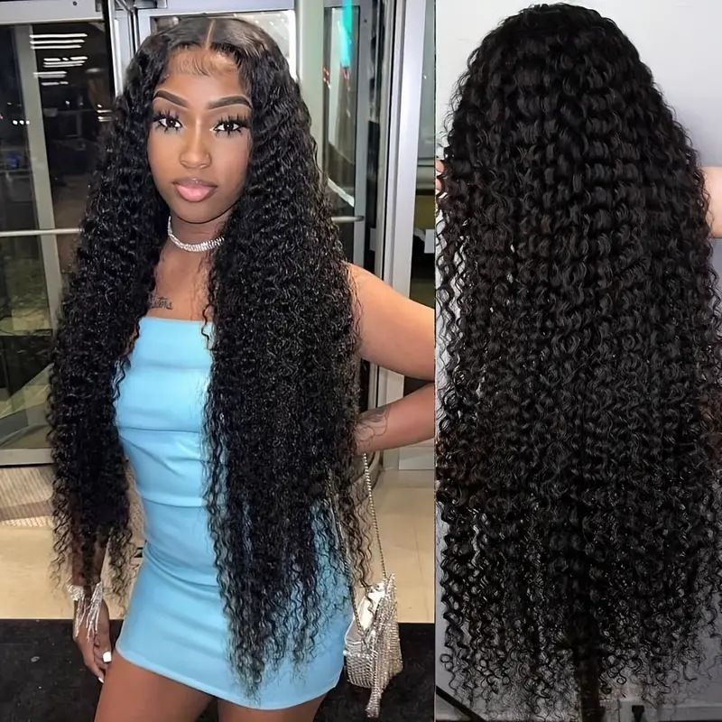 HXCJF-M1123-European and American fashion lace synthetic wig, popular in Africa with small curly tube long curly hair cover