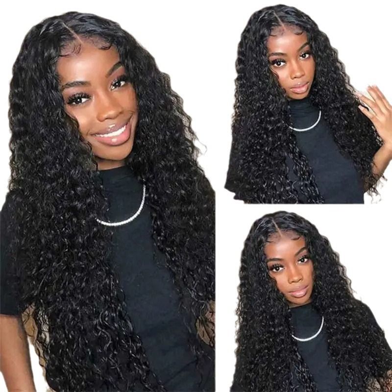 HXCJF-M1508-New women's fashionable wig lace 13 * 4 synthetic headband, hot selling small roll long roll hair