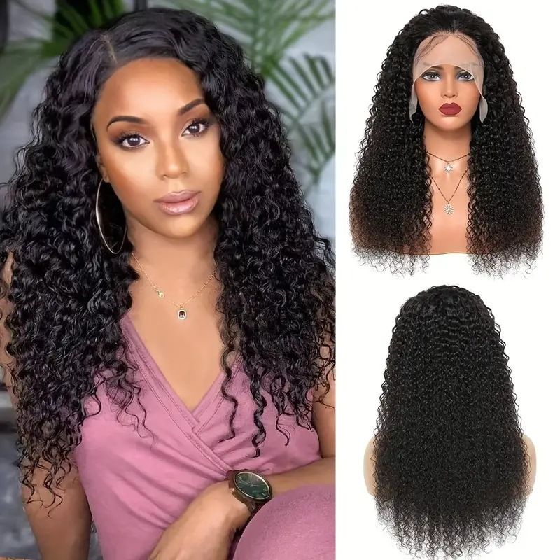 HXCJF-M1452-Fashionable women's synthetic headgear hot selling small roll front lace long curly hair