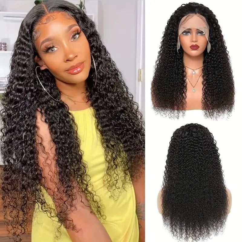 HXCJF-M1452-Fashionable women's synthetic headgear hot selling small roll front lace long curly hair