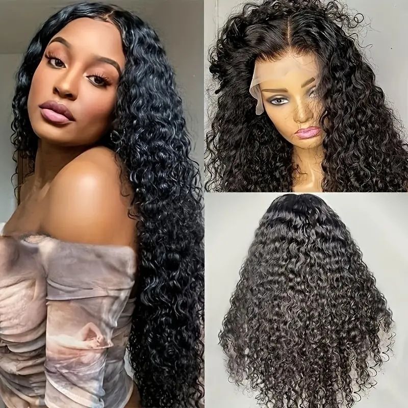 HXCJF-M1522-European and American fashion front lace small roll women's wig, hot selling tube wound explosive head long roll hair cover