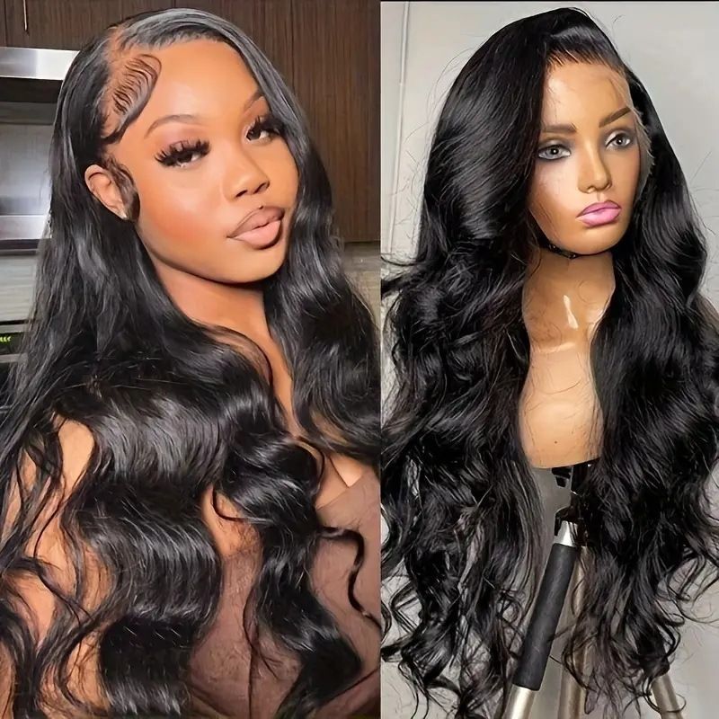 HXCJF-M1399-Hot selling lace wig, European and American women's long curly hair, black big wave, African new product set