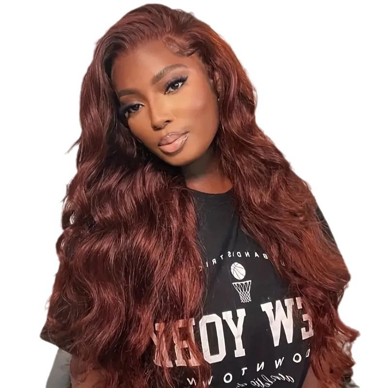 HXCJF-H785-European and American fashionable women's wig headband, lace wig in front, naturally fluffy large wave long curly hair wig