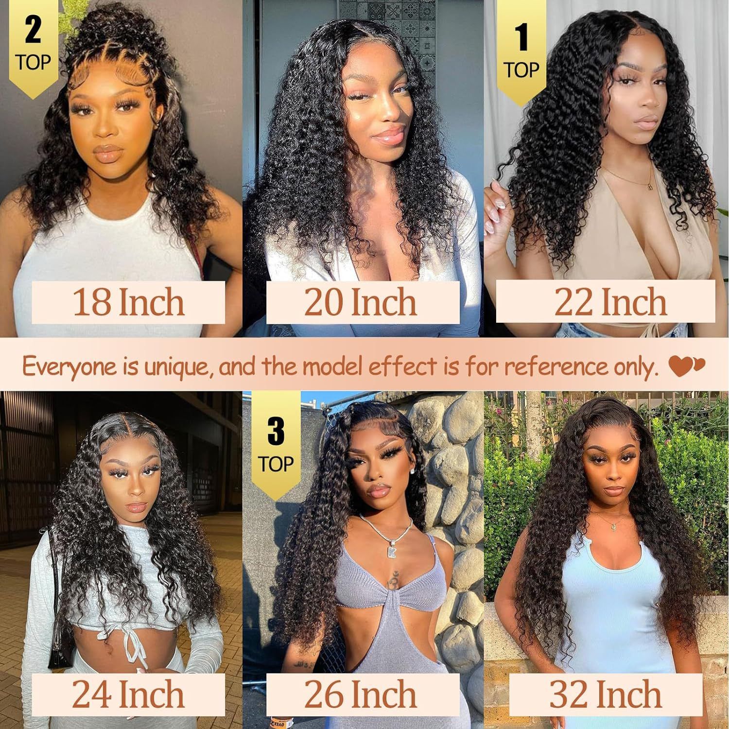 HXCJF-M1417-New wig for European and American women, front lace synthetic headband, long curly hair, hand wrapped small curls