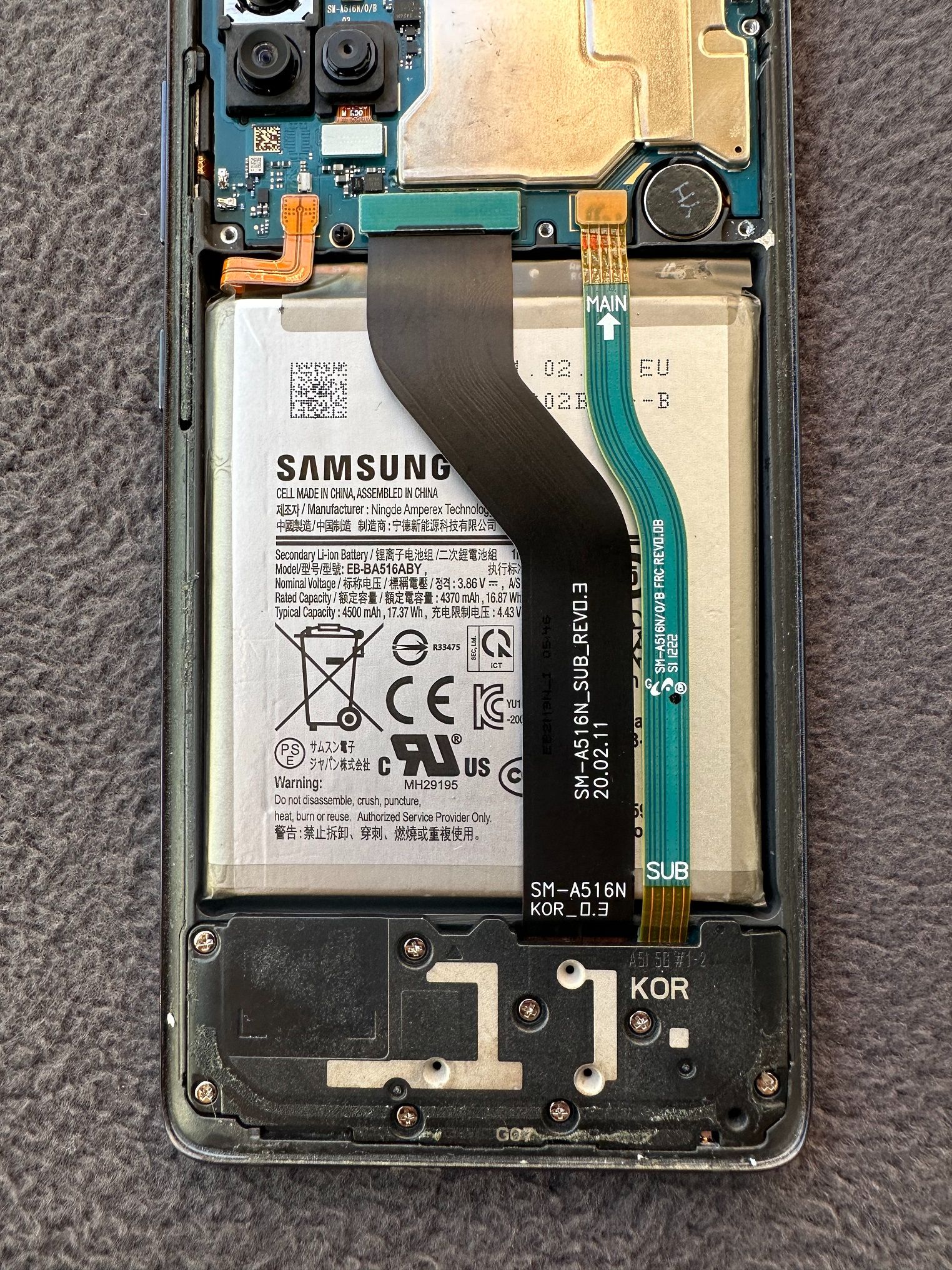 Full Set Original Accessories of SAMSUNG Galaxy A51 5G Amoled Screen