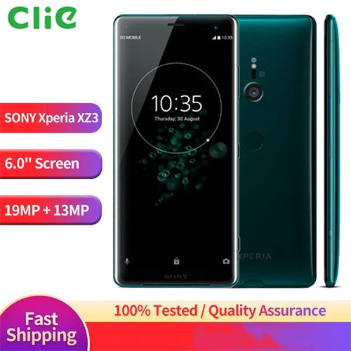 Sony Xperia XZ3 4G LTE Original Mobile Phone 6.0" 4GB RAM 64GB ROM Cellphone Qualcomm 845 Octa Core SmartPhone