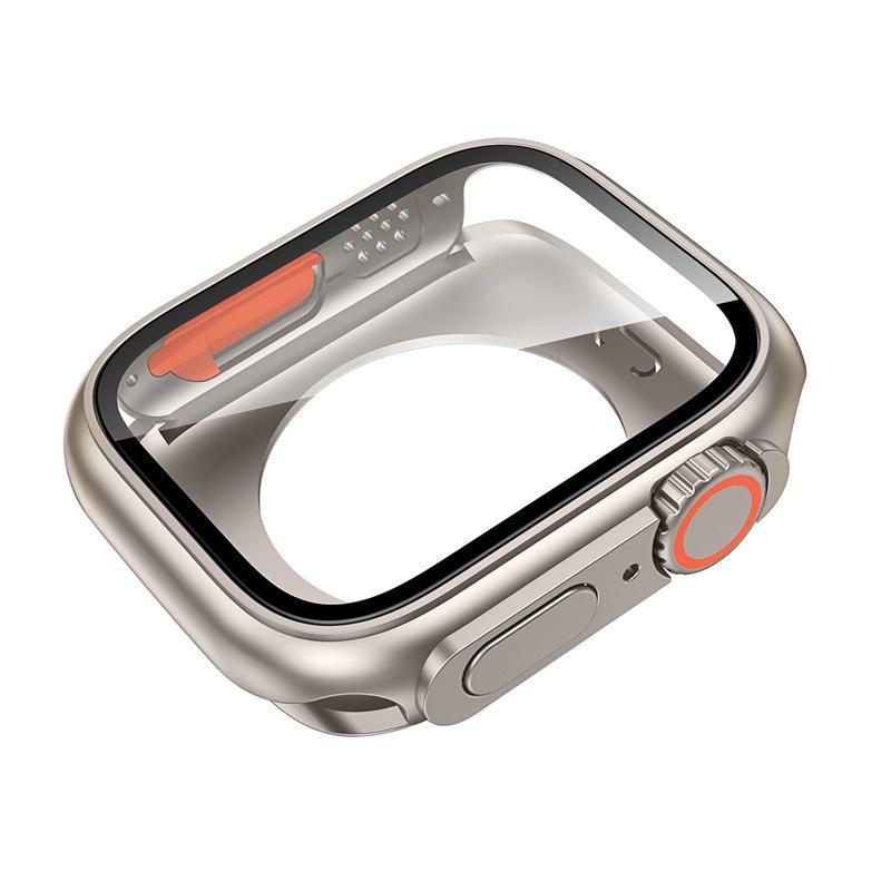 Apple Watch iwatch Case Waterproof Case Change for Ultra  45mm 40mm Screen Protector 360 full Cover PC Bumper Smartwatch Case smart watch accessories