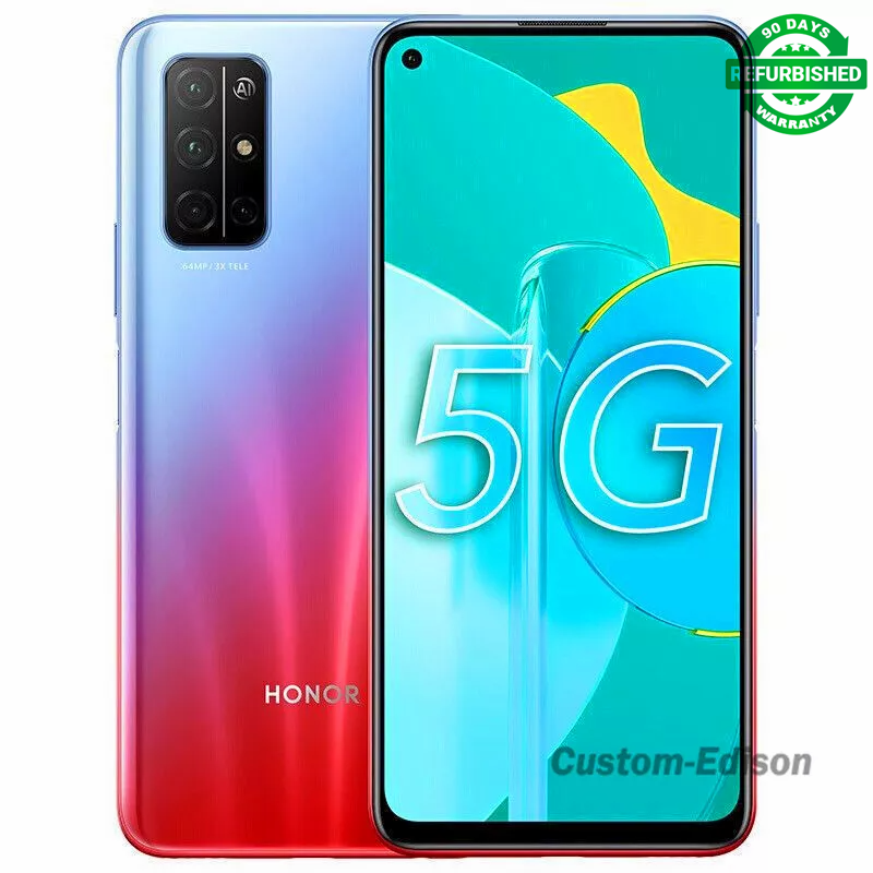 Refurbished Original Huawei 5G Honor 30S Mobile Phone 4000mAh 8GB RAM 128GB/256GB ROM 64MP 6.5'' Phone