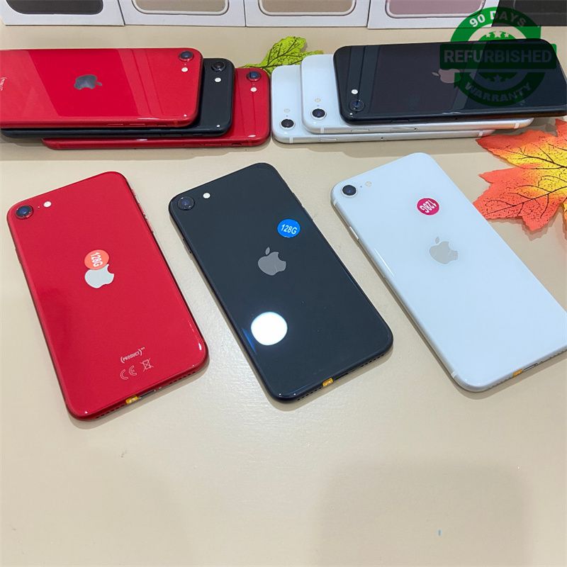 Refurbished Apple iPhone SE 2020 SE2 SE2020 4.7" RAM 3GB ROM 64/128/256GB IOS Fingerprint 4G LTE 12MP Original Unlocked Cell Phone