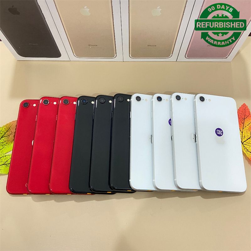 Refurbished Apple iPhone SE 2020 SE2 SE2020 4.7" RAM 3GB ROM 64/128/256GB IOS Fingerprint 4G LTE 12MP Original Unlocked Cell Phone