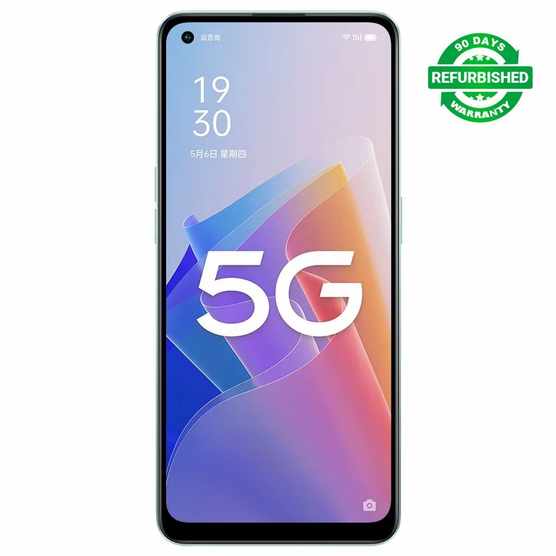 Refurbished Oppo A96 5G Mobile Phone 6.43 Inches 8GB+256GB Snapdragon 695 Octa-Core Android 11 Camera 48.0MP 4500mAh Smartphone
