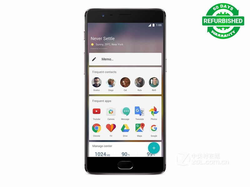 Refurbished One plus 3T 6GB 64GB / 128GB Version OnePlus 3T A3003 4G Mobile Phone 5.5" Android Snapdragon 821 NFC Smartphone