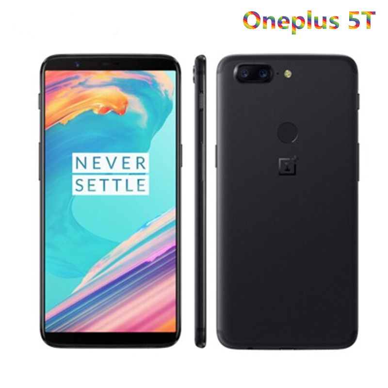 Refurbished OnePlus 5T 8GB 128GB ROM 18:9 Snapdragon 835 Smartphone 6,01 "AMOLED 4G LTE 20MP IMX398 NFC 5t