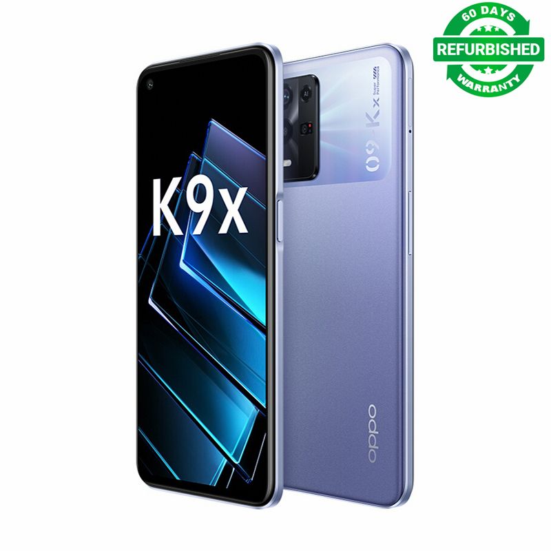 Refurbished Original Oppo K9X 5G Mobile Phone Dimensity 810 Octa 8GB+ 128GB/256GB 6.49" 90HZ 64.0MP Fingerprint Face ID OTA