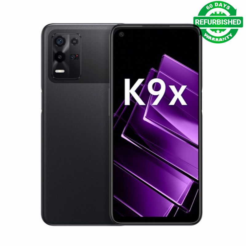 Refurbished Original Oppo K9X 5G Mobile Phone Dimensity 810 Octa 8GB+ 128GB/256GB 6.49" 90HZ 64.0MP Fingerprint Face ID OTA