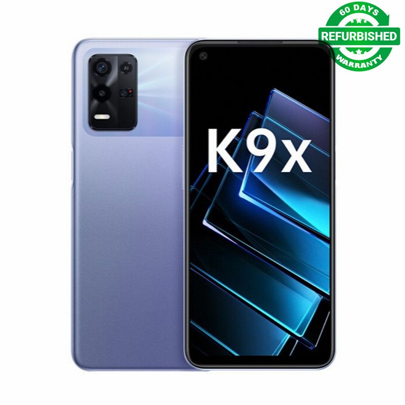 Refurbished Original Oppo K9X 5G Mobile Phone Dimensity 810 Octa 8GB+ 128GB/256GB 6.49" 90HZ 64.0MP Fingerprint Face ID OTA