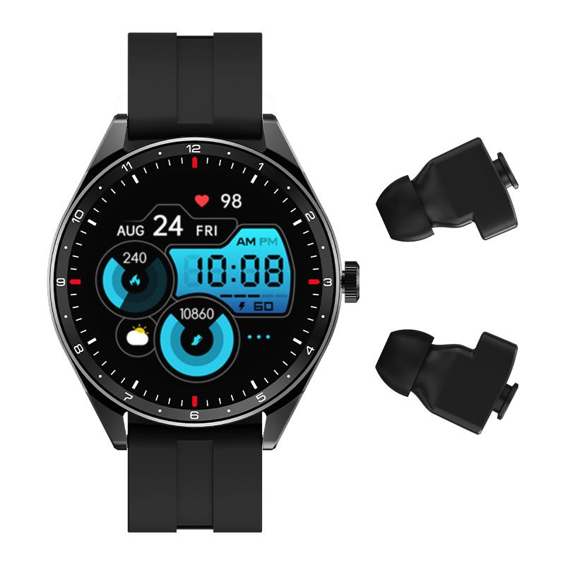 Transboundary 2025 New Earrings T23 TWS Smart Watch ATS3085 New earphones  2-in-1 Bluetooth smartwatch