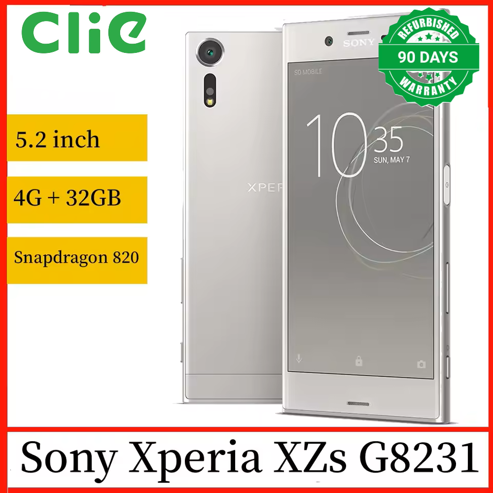 Refurbished Sony Xperia XZs G8231 4GB 32GB ROM Quad-Core 19MP WIFI GPS Single Dual SIM Snapdragon 820 5.2" LTE Original Used Mobile Phone