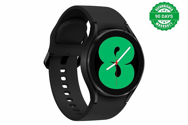 Refurbished Samsung Galaxy Watch 4 40mm Bluetooth Smartwatch with ECG Heart Rate Monitor, Tracker for Health, Fitness, Running, Sleep Tracking, GPS Fall Detection, Global Version