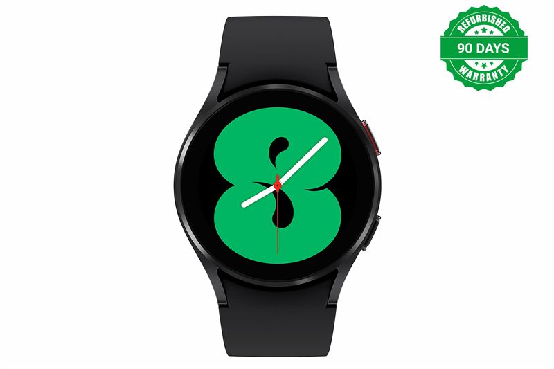 Refurbished Samsung Galaxy Watch 4 40mm Bluetooth Smartwatch with ECG Heart Rate Monitor, Tracker for Health, Fitness, Running, Sleep Tracking, GPS Fall Detection, Global Version