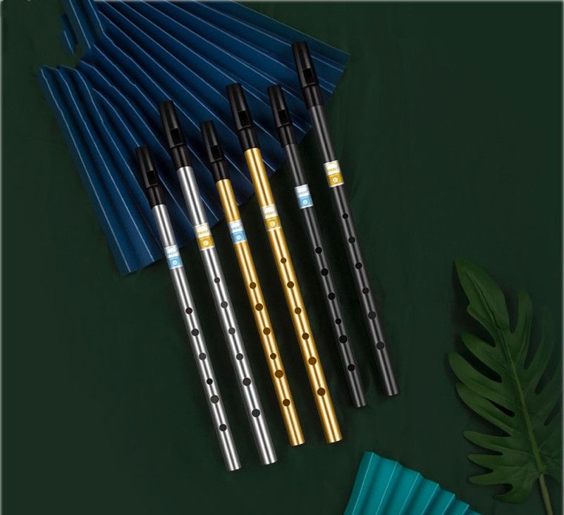 Irish Whistle Flute C D key Ireland Flute Tin Penny Whistle 6 Hole Flute