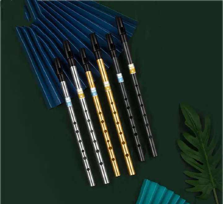 Irish Whistle Flute C D key Ireland Flute Tin Penny Whistle 6 Hole Flute