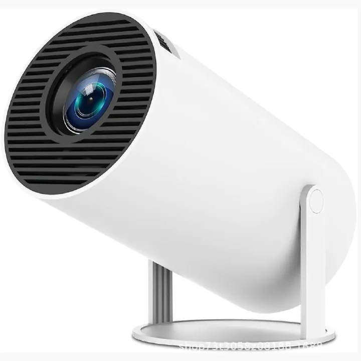 Pingxu Portable Android 11 Smart Projector - 160 ANSI HD 720P, WiFi 6, 5W Stereo Sound | Holiday Gift Idea for Home & Parties (White)