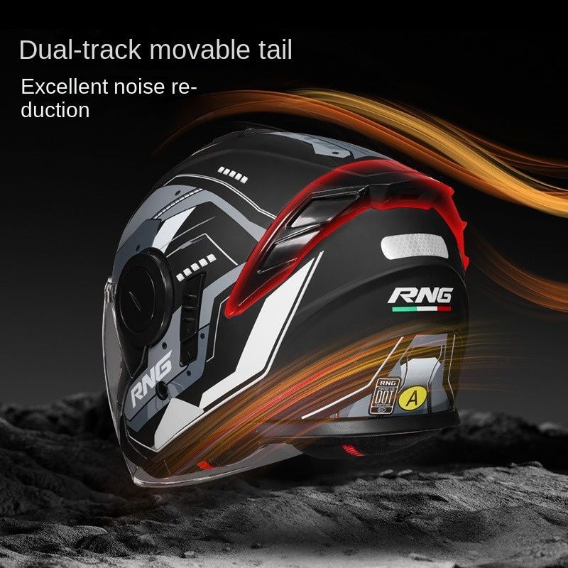 RNG Brand Motorcycle 3/4 Helmet Riding Helmet Bluetooth Headset Motorcycle Helmet Electric Bike Female Helmet