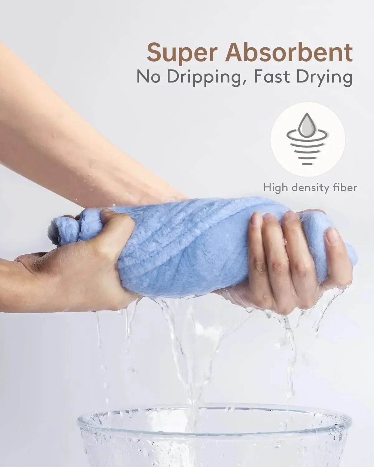 Quick-drying Sauna Hair Towel Satin Hat for Sleeping Microfiber Cap Home Large Household Merchandises With Elastic Band Bathroom