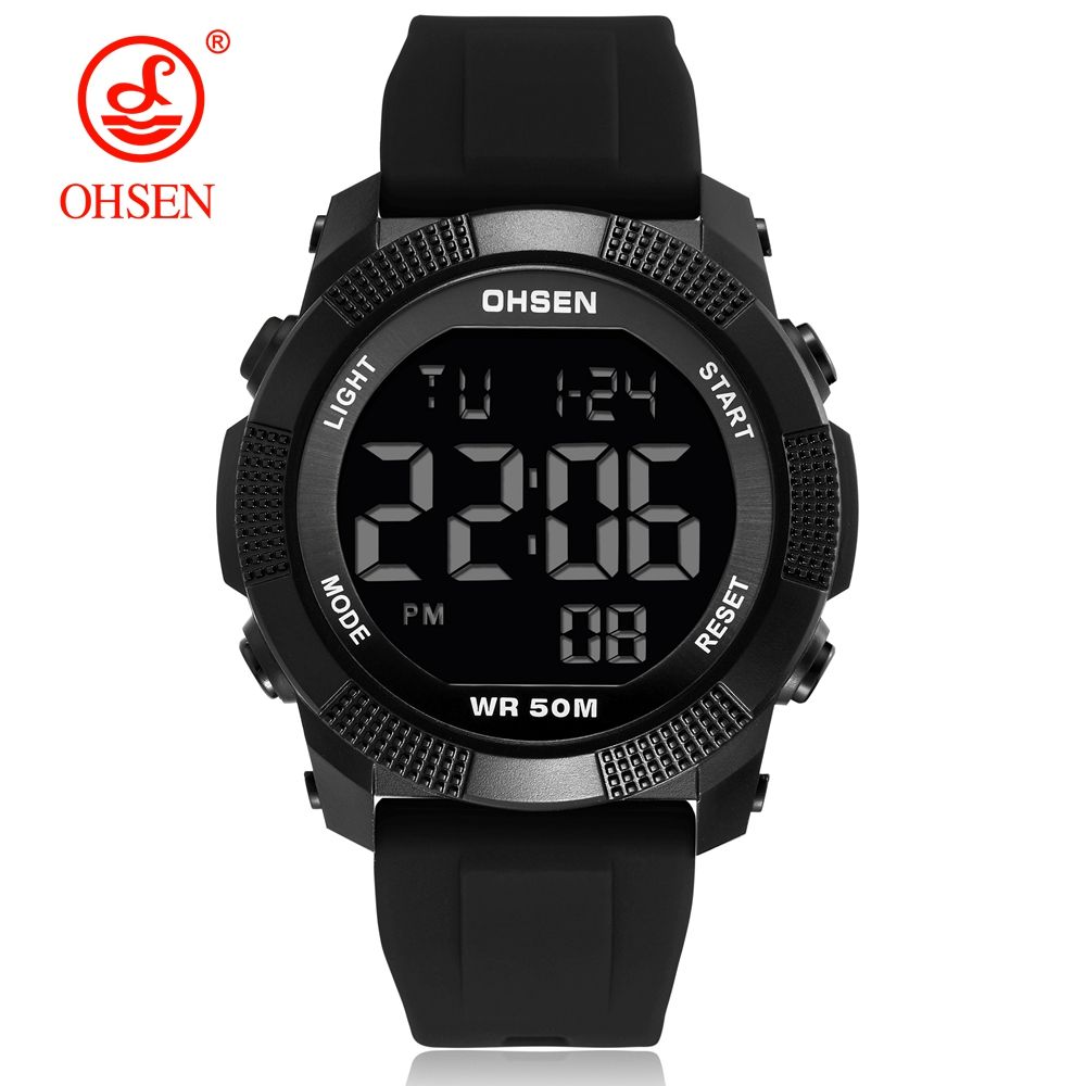 Outdoor Sport Watch for Men G Style Digital Mens Watches 50M Waterproof Red Hombre Male Tactical Electronic Wristwatch Gifts