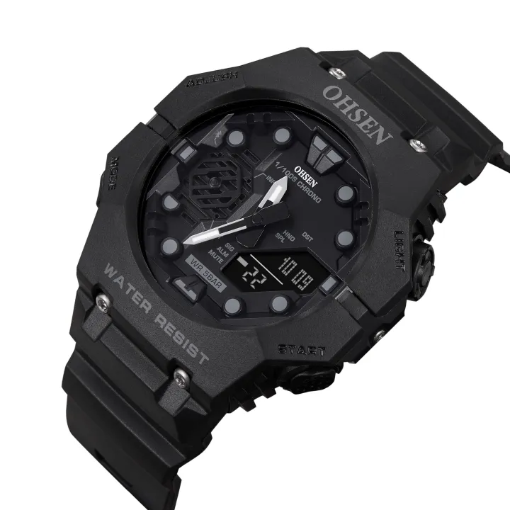 Outdoor Sport Digital Watches for Men Black Silicone Waterproof Tactical Electronic Men's Quartz Watch Fashion relogio masculino