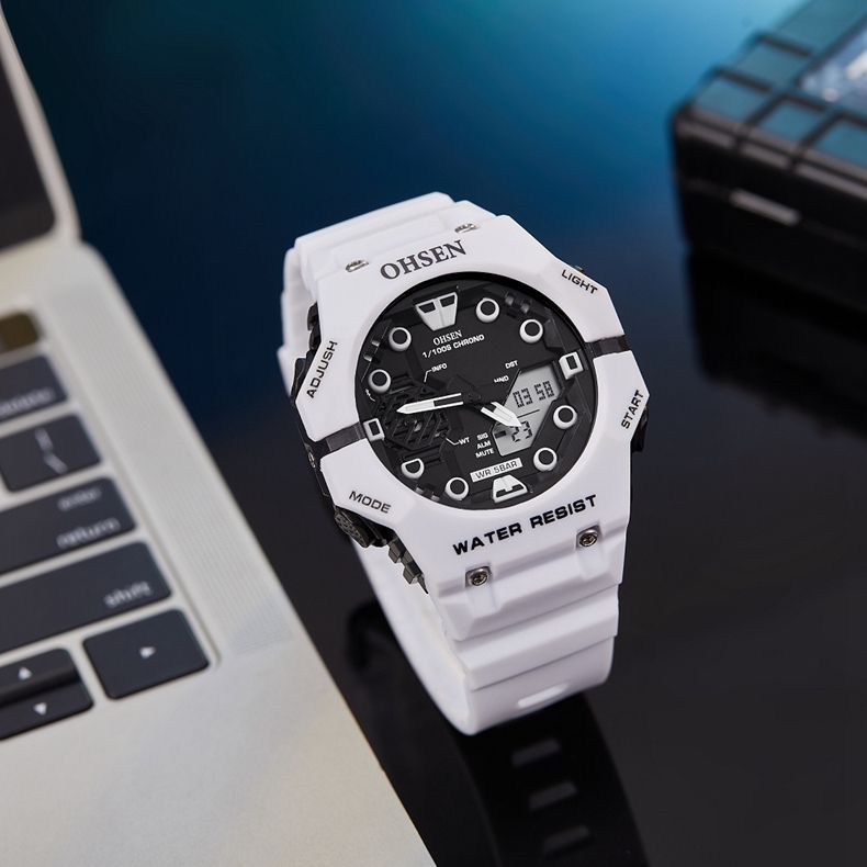 Outdoor Sport Digital Watches for Men Black Silicone Waterproof Tactical Electronic Men's Quartz Watch Fashion relogio masculino